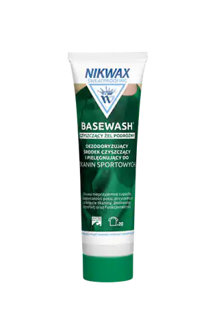 ⁨Środek do prania Nikwax Base Wash Travel Gel 100 ml⁩ w sklepie Wasserman.eu