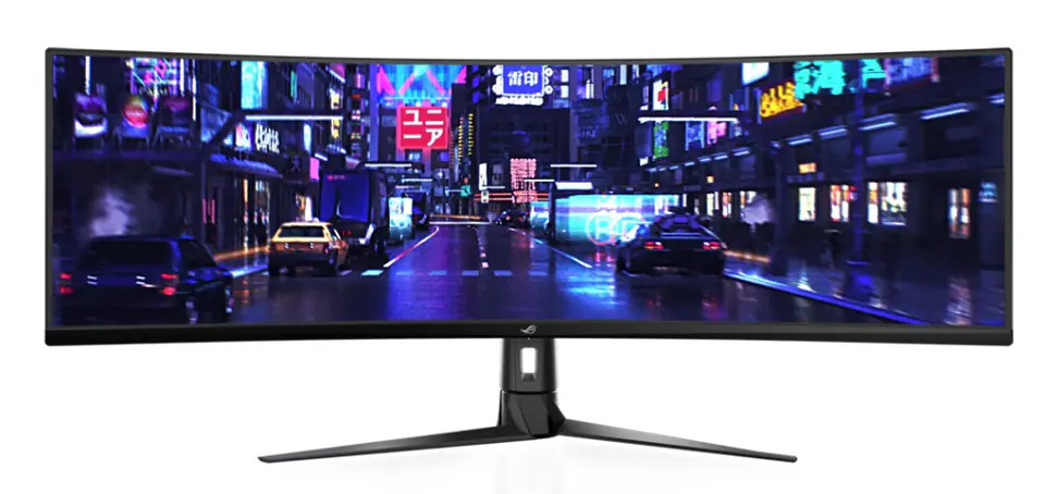 ⁨Monitor ASUS XG49VQ (49" /VA /144Hz /3840 x 1080 /Czarny)⁩ w sklepie Wasserman.eu