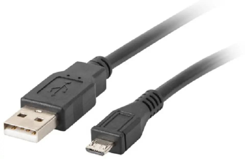 ⁨Kabel USB LANBERG microUSB 0.3⁩ w sklepie Wasserman.eu