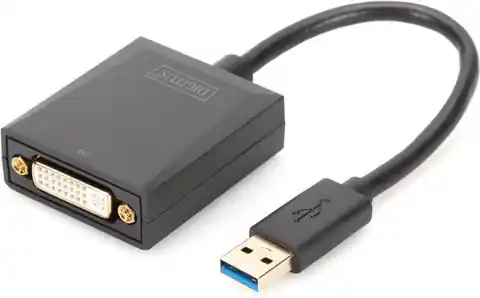 ⁨Adapter DIGITUS DA-70842 USB 3.0 - DVI⁩ w sklepie Wasserman.eu