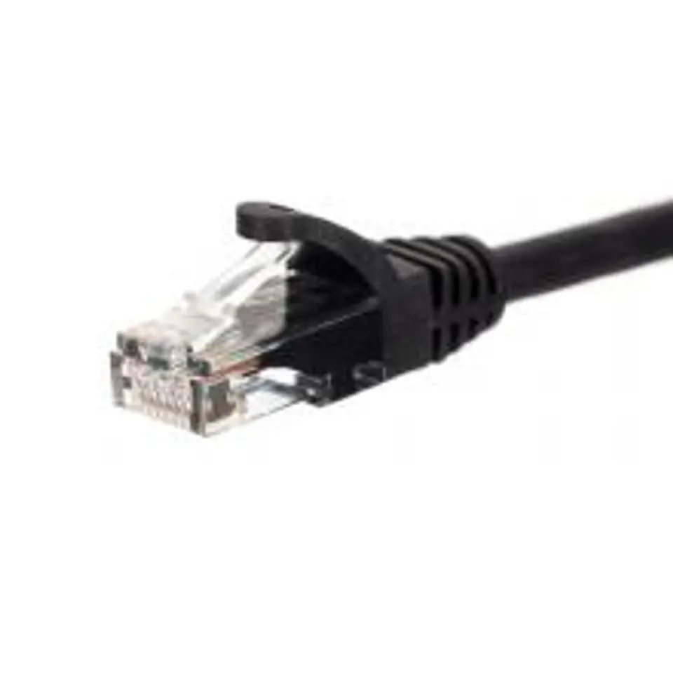 ⁨NETRACK CAT6 UTP 2 m Czarny 2 Patchcord⁩ w sklepie Wasserman.eu