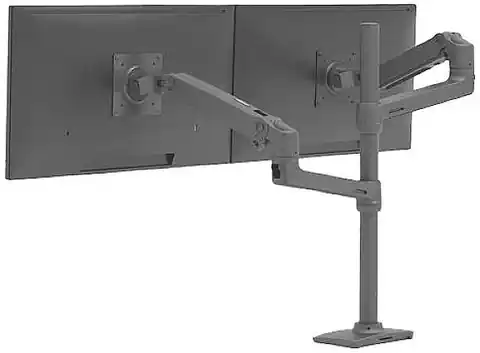⁨ERGOTRON LX Dual Stacking Arm, Tall Pole, Matte B 45-509-224 Table holder⁩ at Wasserman.eu