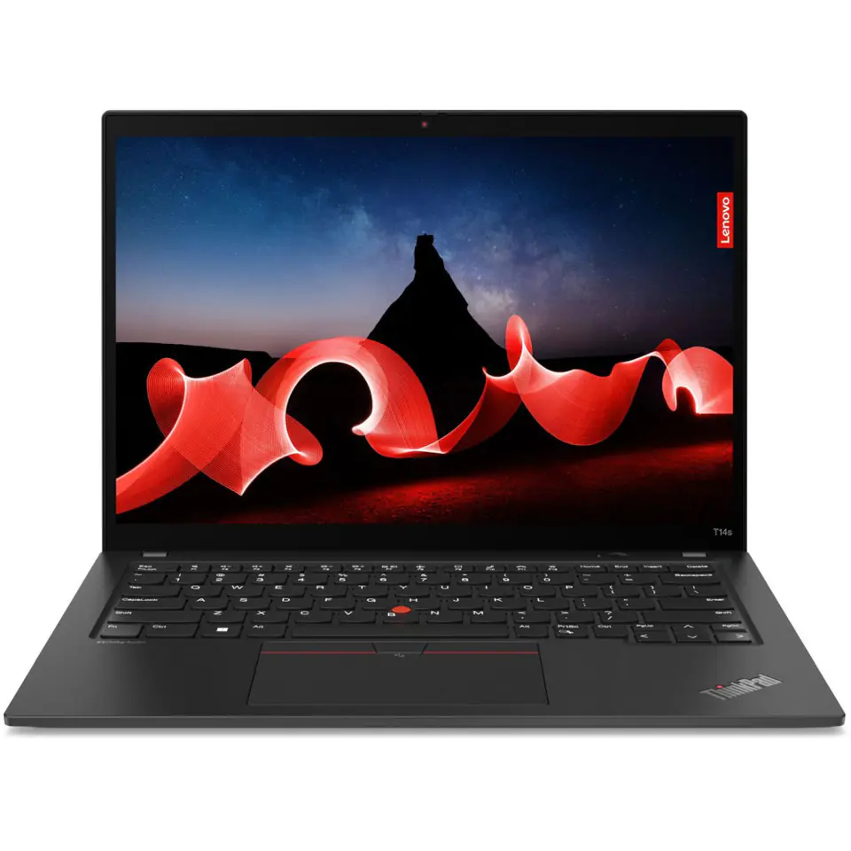 ⁨Lenovo ThinkPad T14 G4  i7-1360P 14" WUXGA IPS 400nits AG 16GB LPDDR5x-4800 SSD1TB GeForce MX550 4GB  W11Pro 3Y Thunder Black⁩ at Wasserman.eu