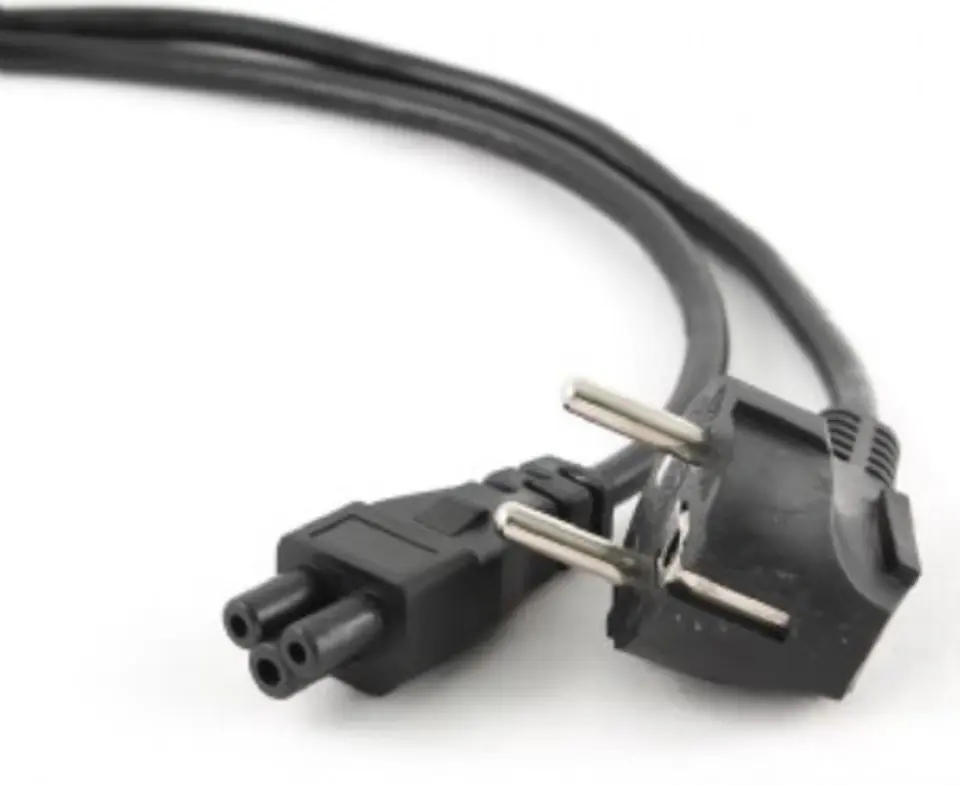 ⁨Gembird PC-186-ML12-3M power cable Black CEE7/7 C5 coupler⁩ at Wasserman.eu