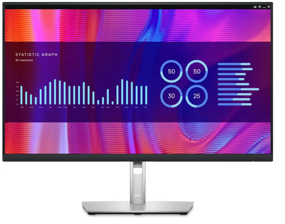 ⁨Monitor DELL 210-BDEH (27" /IPS /60Hz /2560 x 1440 /Srebrno-czarny )⁩ w sklepie Wasserman.eu