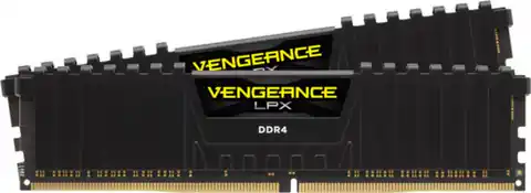 ⁨DDR4 Vengeance LPX 16GB/3200(2*8GB) BLACK CL16 Ryzen mem kit⁩ at Wasserman.eu