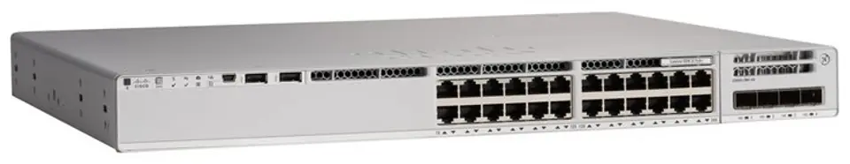 ⁨Cisco Przełącznik Catalyst 9200L 24-port PoE+, 4 x 10G,⁩ w sklepie Wasserman.eu