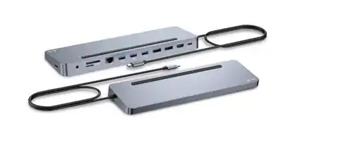⁨I-TEC Metal Ergonomic C31FLAT2PDPRO100W C31FLAT2PDPRO100W Srebrny USB-C⁩ w sklepie Wasserman.eu