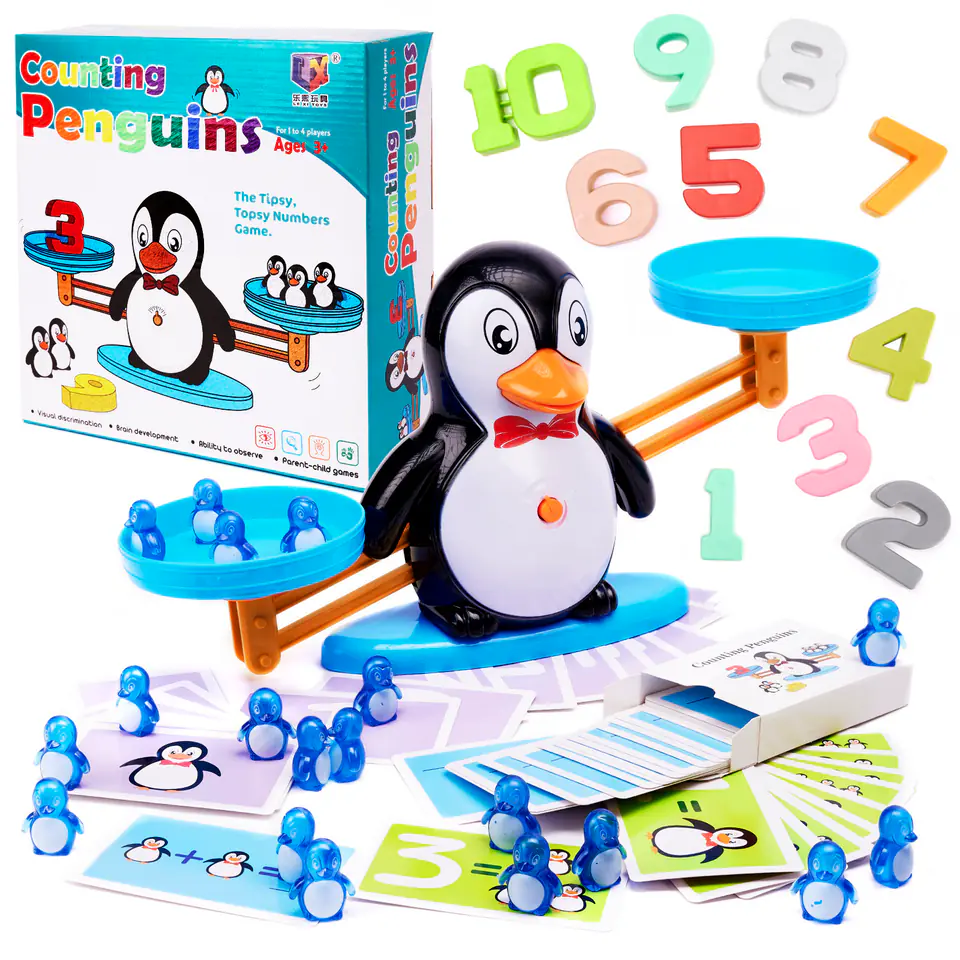 ⁨Weighing Pans Educational Learning Penguin Counting Large⁩ at Wasserman.eu