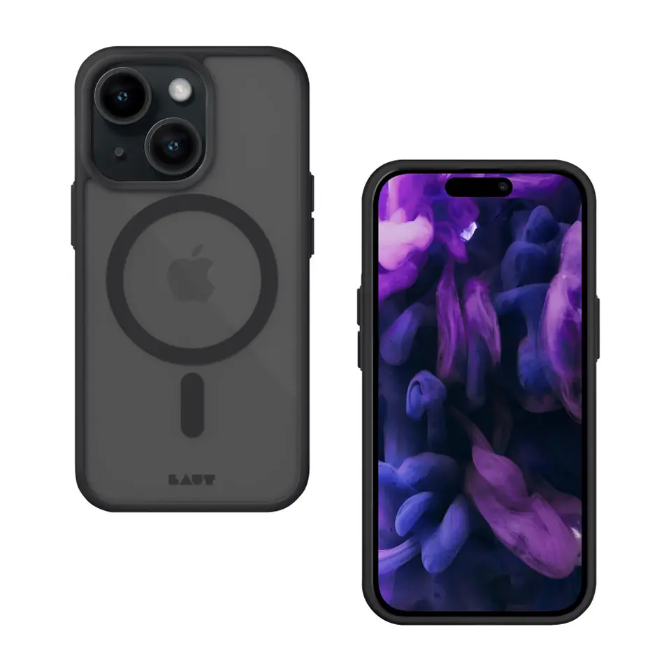 ⁨LAUT Huex Protect - obudowa ochronna do iPhone 13/14/15 kompatybilna z MagSafe (black)⁩ w sklepie Wasserman.eu