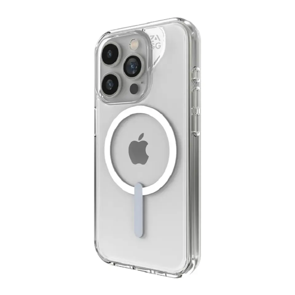 ⁨ZAGG Crystal Palace Snap - obudowa ochronna do iPhone 15 Pro kompatybilna z MagSafe (clear)⁩ w sklepie Wasserman.eu