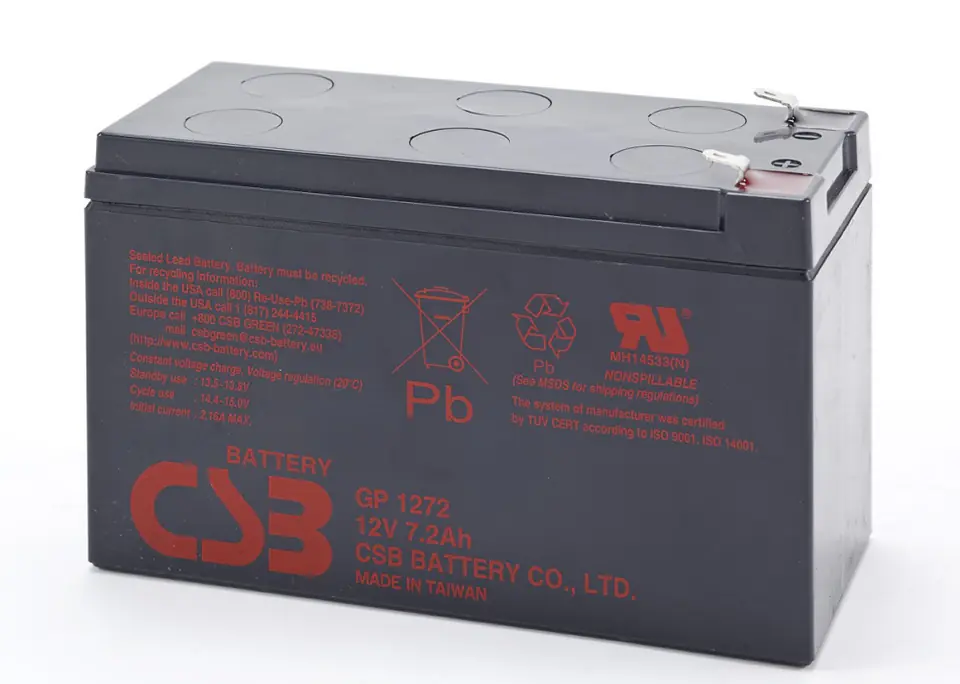 ⁨Bateria do zasilacza awaryjnego CSB GP1272F2⁩ w sklepie Wasserman.eu