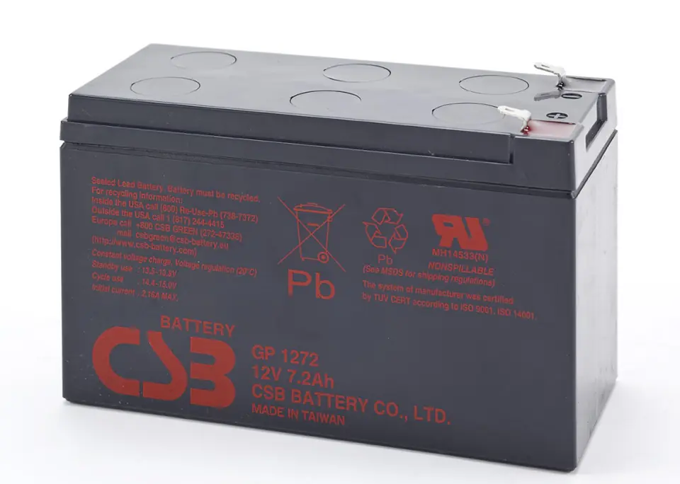 ⁨Battery for CSB GP1272F2 uninterruptible power supply⁩ at Wasserman.eu