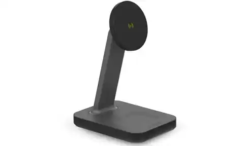 ⁨Mophie Snap+ charging stand pad - stojąca ładowarka bezprzewodowa do dwóch urządzeń kompatybilna z MagSafe 15W (black)⁩ w sklepie Wasserman.eu