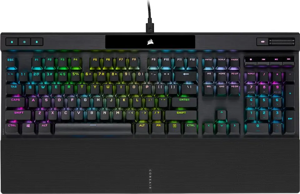 ⁨Corsair K70 RGB PRO Mechanical Gaming Keyboard with PBT DOUBLE SHOT PRO Keycaps — CHERRY MX Red⁩ at Wasserman.eu