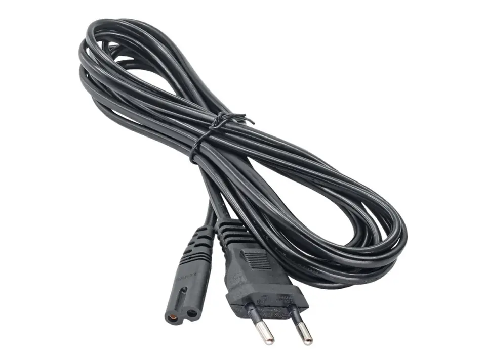 ⁨Kabel zasilający AKYGA 1x Zasilanie IEC 60320 C14 3m. AK-RD-02A⁩ w sklepie Wasserman.eu