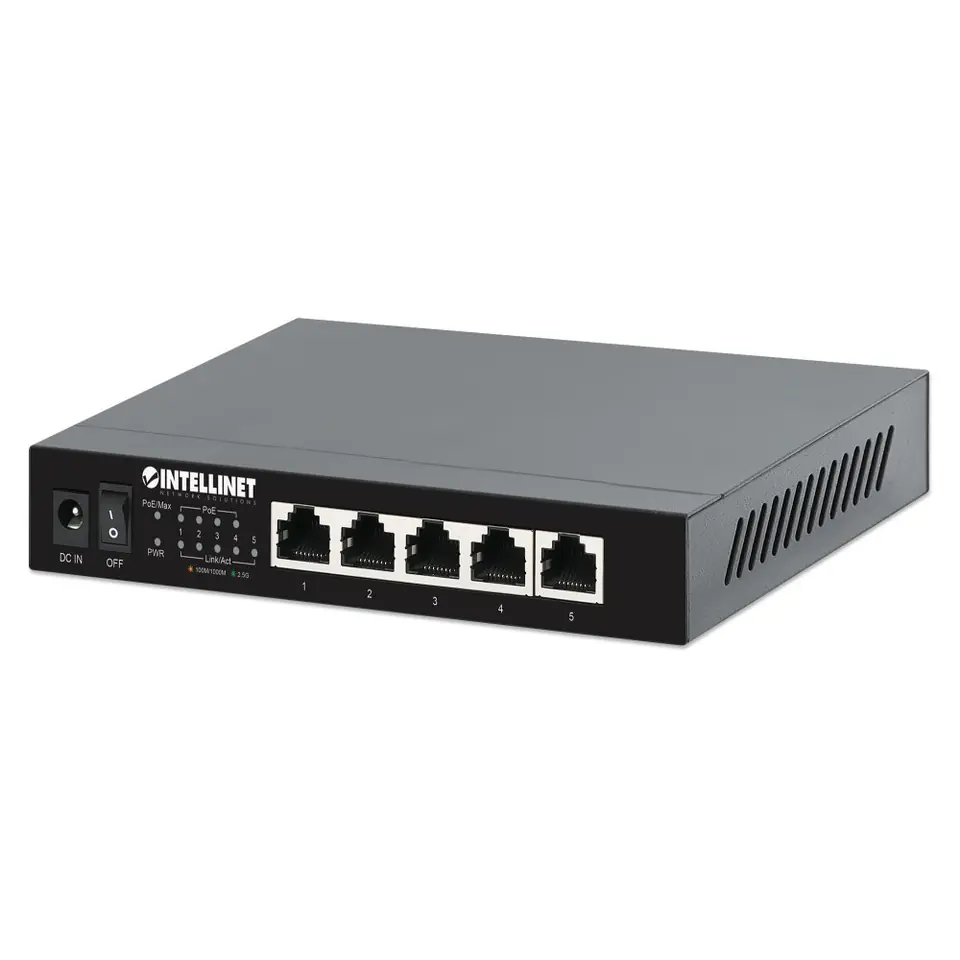 ⁨2.5G Ethernet Switch 5 PoE+ Ports⁩ at Wasserman.eu