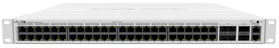 ⁨MIKROTIK CRS354-48P-4S+2Q+RM | Switch | 48x RJ45 1000Mb/s, 4x SFP+, 2x QSFP⁩ w sklepie Wasserman.eu