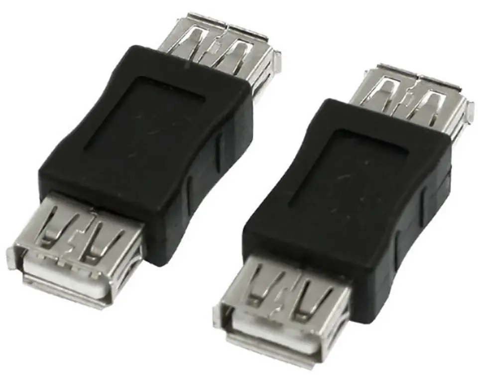 ⁨Adapter AKYGA USB 2.0 - USB 2.0 AK-AD-06 USB 2.0 Typ A (gniazdo) - USB 2.0 Typ A (gniazdo)⁩ w sklepie Wasserman.eu