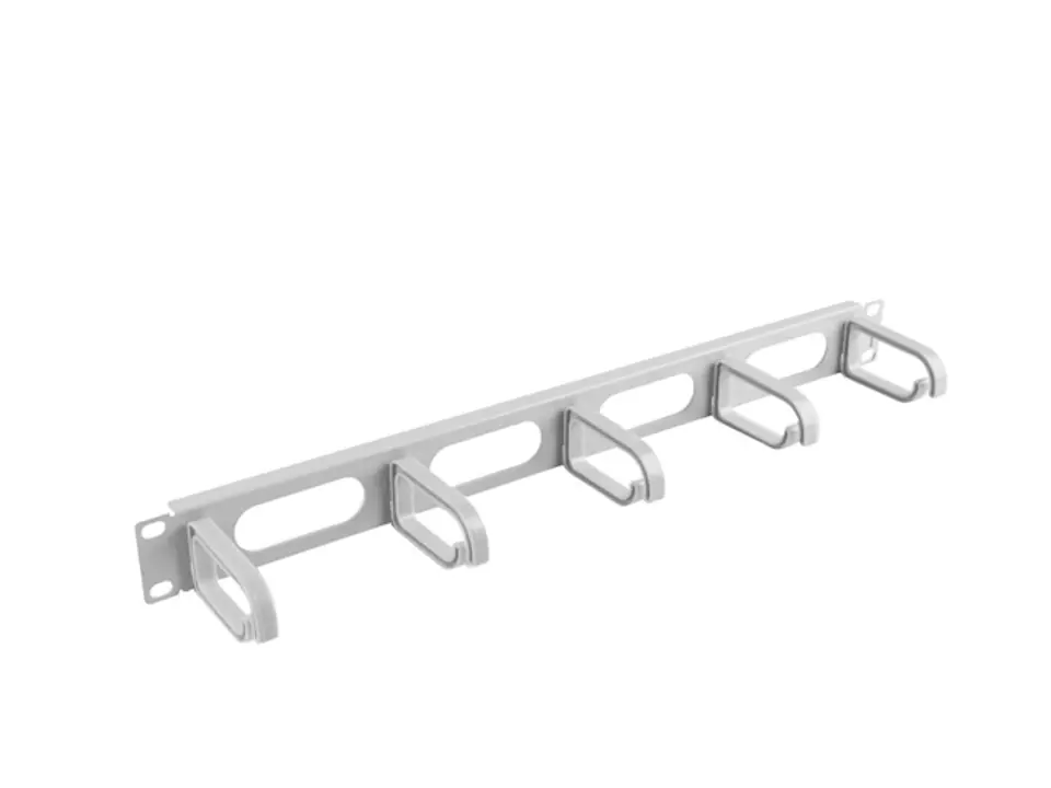 LANBERG AK-1205-S Lanberg organizer kabli 1U z typ B do szaf 19 szary w sklepie Wasserman.eu