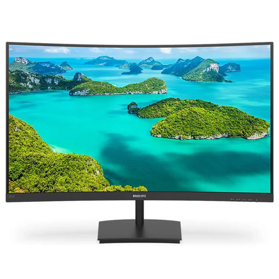 ⁨PHILIPS 27" 1920 x 1080 E-line 271E1SCA/00 Black monitor⁩ at Wasserman.eu