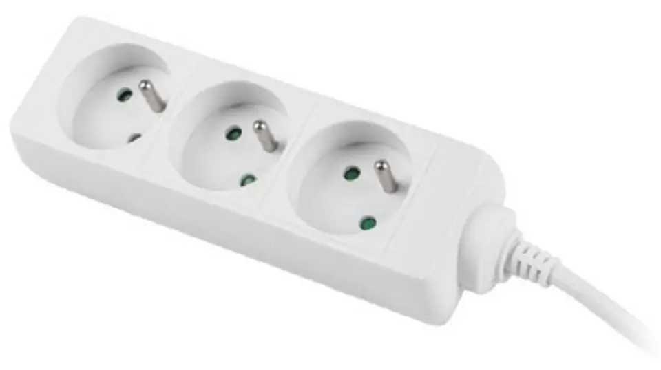 ⁨Power strip LANBERG PS0-03E-0150-W⁩ at Wasserman.eu