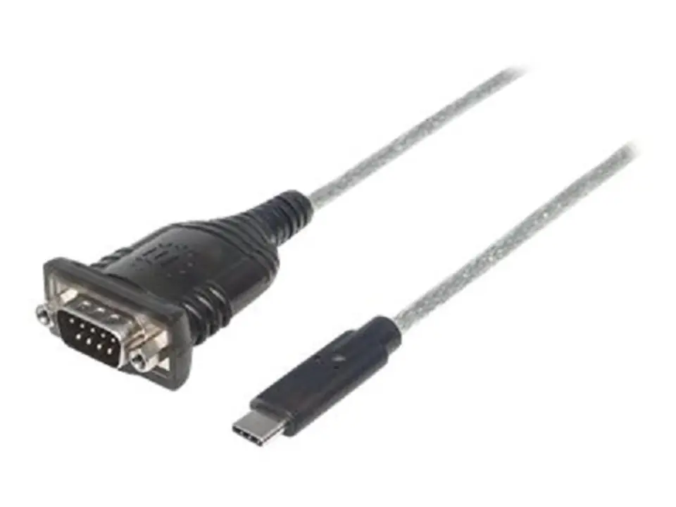 ⁨USB cable MANHATTAN RS-232 0.45⁩ at Wasserman.eu