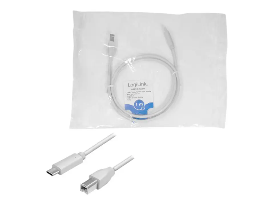 Kabel USB LOGILINK USB typ B 1 w sklepie Wasserman.eu