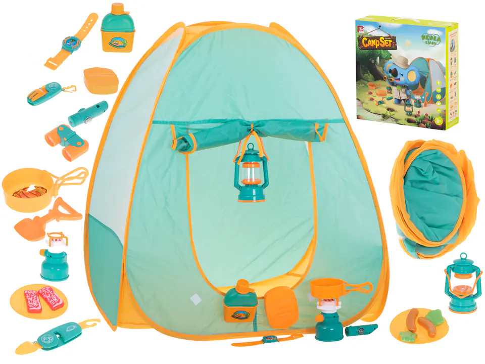 Domek składany baza namiot samorozkładający do zabawy w camping w sklepie Wasserman.eu