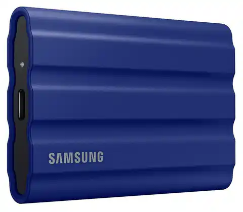 ⁨Dysk twardy zewnętrzny SAMSUNG SSD T7 Shield 2 TB Niebiesk MU-PE2T0R/EU⁩ w sklepie Wasserman.eu