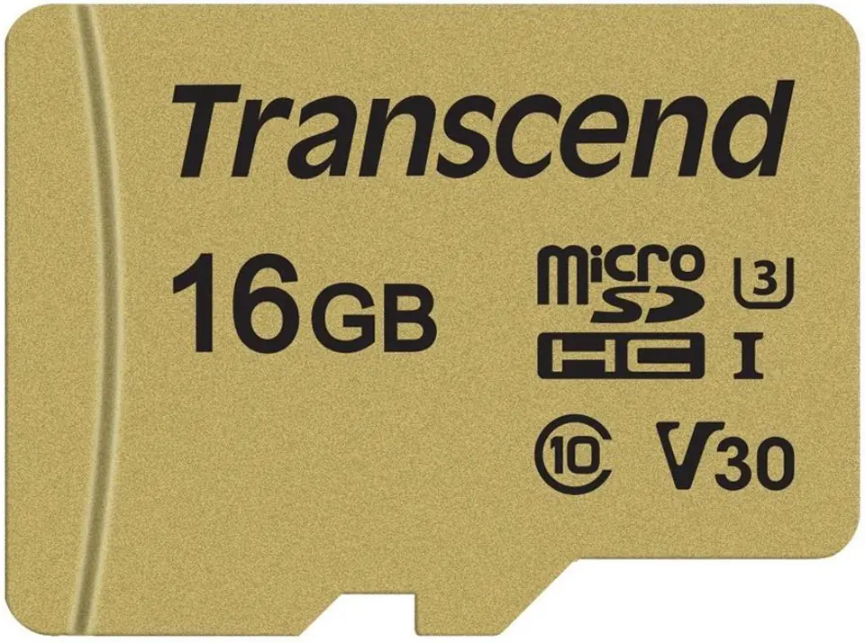 ⁨Karta pamięci TRANSCEND 16 GB Adapter⁩ w sklepie Wasserman.eu