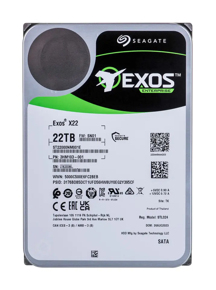 ⁨SEAGATE ST22000NM001E (22 TB /3.5" /7200RPM )⁩ w sklepie Wasserman.eu