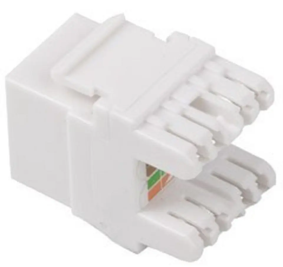 ⁨Keystone Module RJ45 LSA Cat6a UTP Jack KSUA-1000⁩ at Wasserman.eu