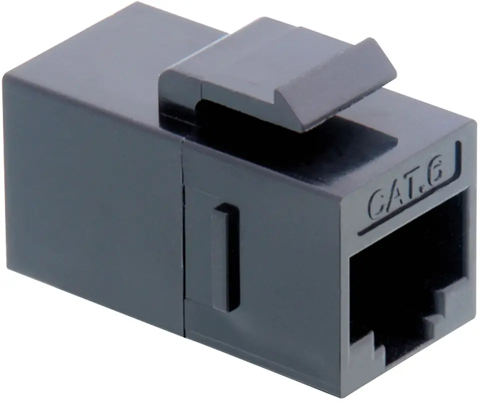 LOGILINK- Przejściówka Keystone 2 x RJ45 Cat.6 UTP, snap-in mounting w sklepie Wasserman.eu