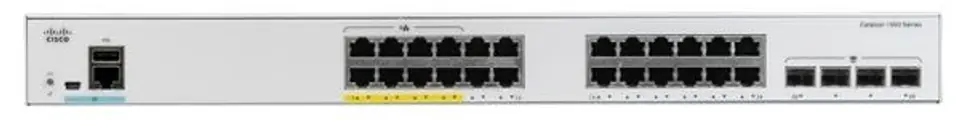 ⁨CISCO Catalyst 1000 24-Port Gigabit data-only 4 x 10G SFP+ Uplinks LAN Base⁩ w sklepie Wasserman.eu