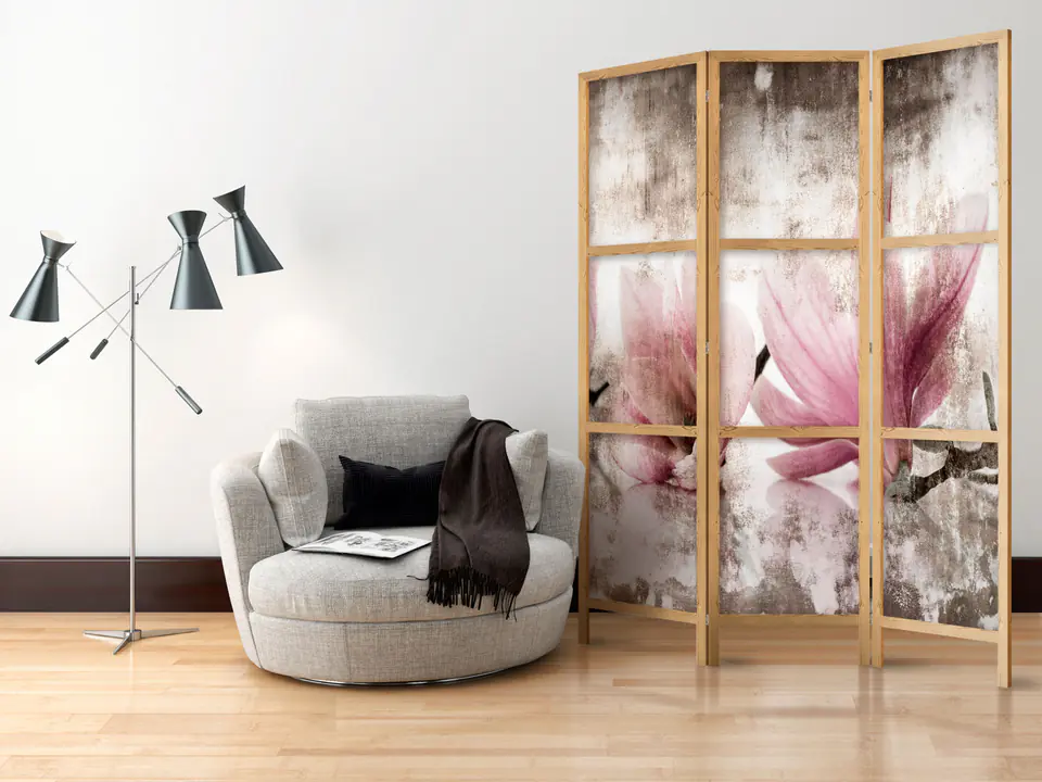 ⁨Parawan japoński - Magnolie retro I (rozmiar 135x172, wykończenie )⁩ w sklepie Wasserman.eu