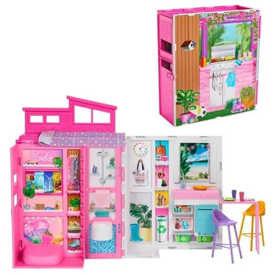 ⁨Barbie Fashionistas, Przytulny domek HRJ76⁩ w sklepie Wasserman.eu