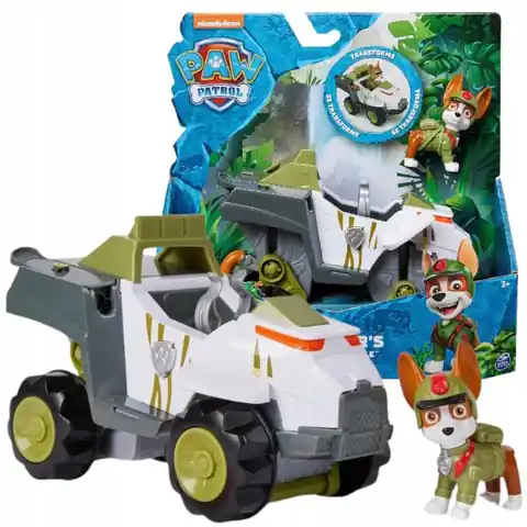 ⁨Psi Patrol Jungle Pups Tracker + pojazd małpa⁩ w sklepie Wasserman.eu
