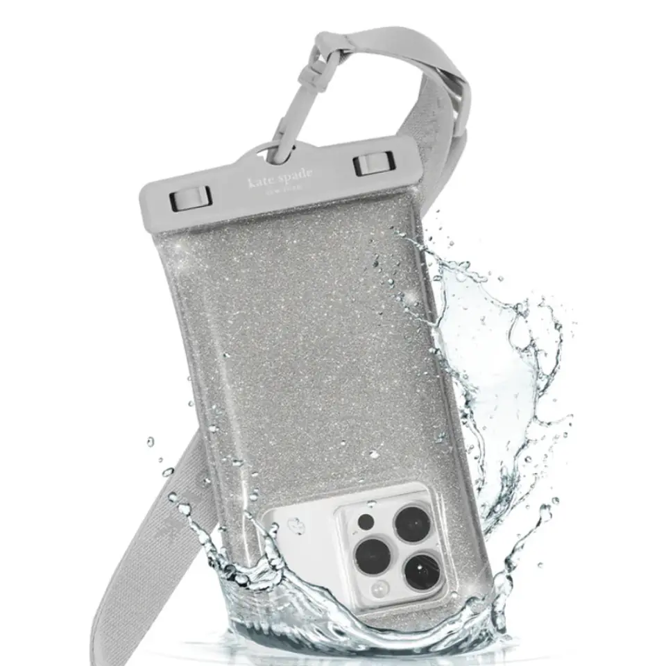 ⁨Kate Spade New York Waterproof Floating Pouch - Etui wodoodporne do smartfonów do 6.7" (That Sparkle)⁩ w sklepie Wasserman.eu