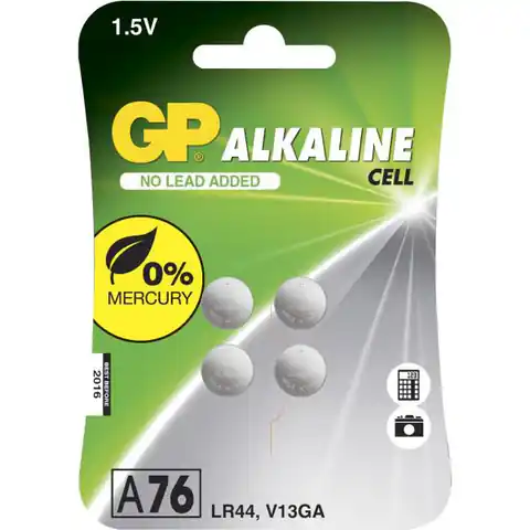 ⁨GP Batteries GP ALKALINE BUTTON CELL LR44⁩ w sklepie Wasserman.eu