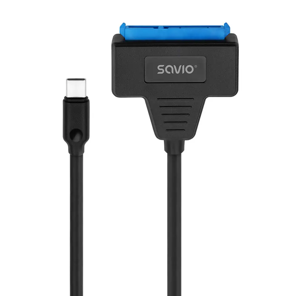 ⁨SAVIO ADAPTER USB-C 3.1 GEN 1 (M) - SATA (F) DO DYSKÓW 2.5" AK-69⁩ w sklepie Wasserman.eu