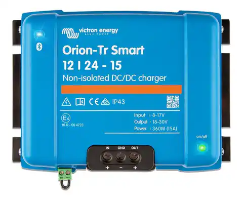 ⁨Victron Energy Orion-Tr Smart 12/24-15A 360 W automotive inverter (ORI122436140)⁩ at Wasserman.eu