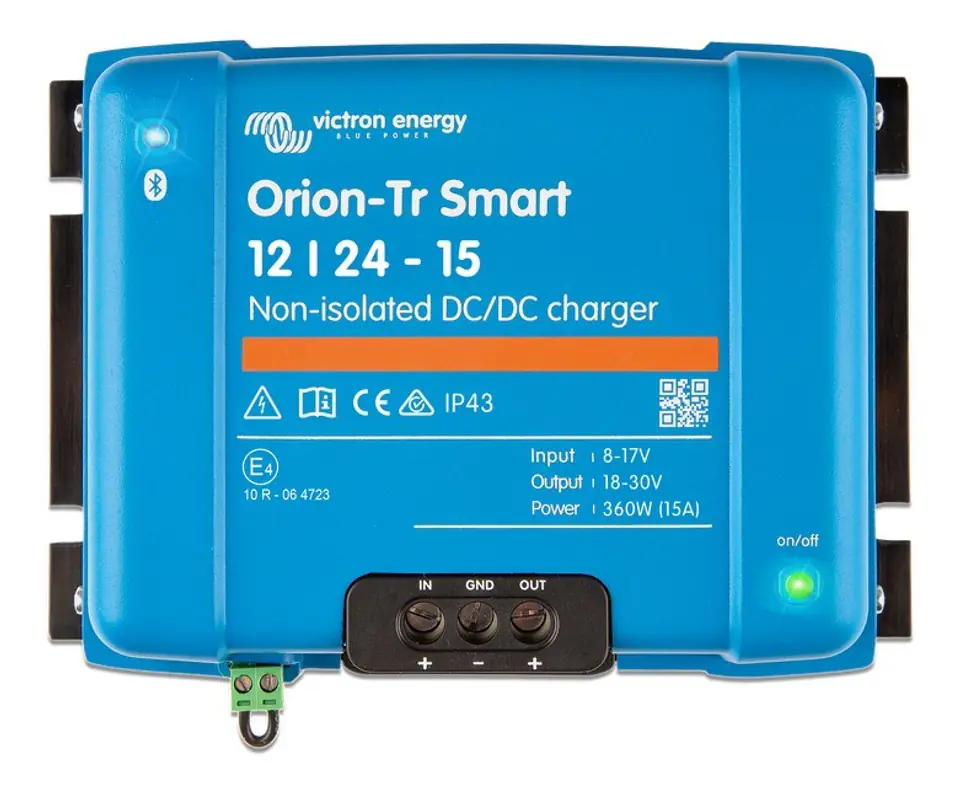 ⁨Przetwornica Samochodowa Victron Energy Oriontr Smart 122415 360W (ORI122436140)⁩ w sklepie Wasserman.eu