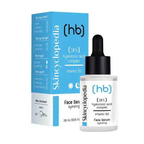 ⁨SKINCYCLOPEDIA Serum do twarzy z 10% kompleksem kwasu hialuronowego i witaminą B5 30 ml⁩ w sklepie Wasserman.eu