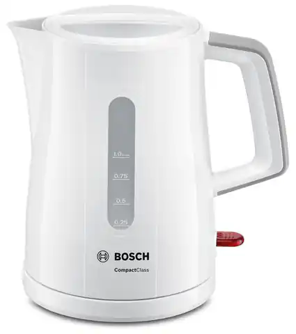 ⁨Electric kettle BOSCH TWK 3A051 (2400W 1l; white)⁩ at Wasserman.eu