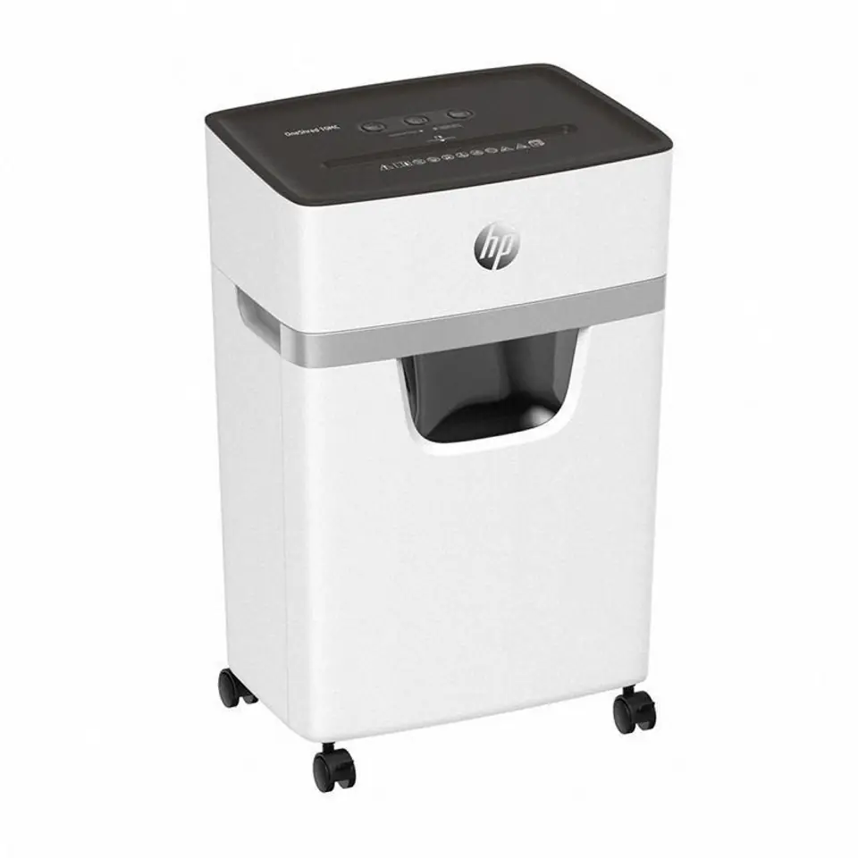HP ONESHRED 10MC shredder, micro cut, P-5, 10 card, 20l, light grey at Wasserman.eu