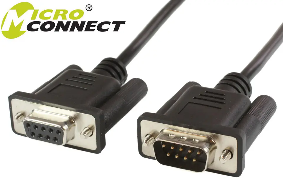 ⁨MicroConnect D-SUB/RS-232-D - SUB/RS-232 3m⁩ w sklepie Wasserman.eu