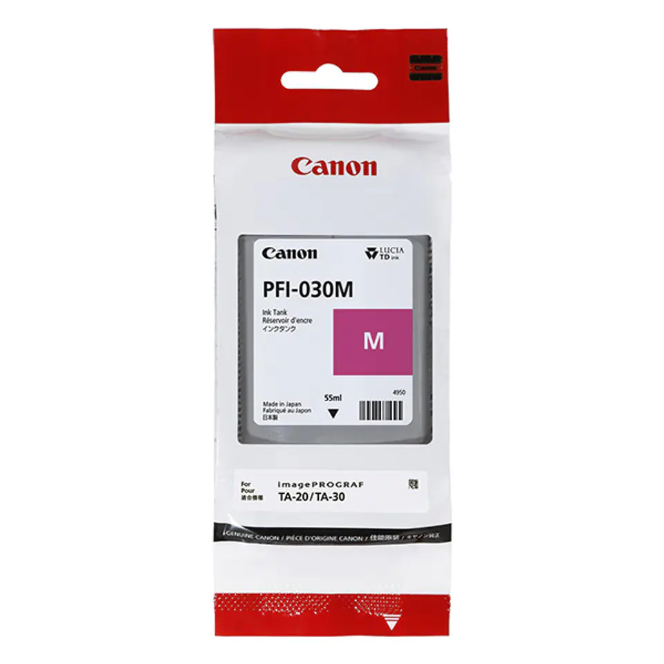 ⁨Canon oryginalny ink / tusz PFI-030 M, 3491C001, magenta, 55ml⁩ w sklepie Wasserman.eu