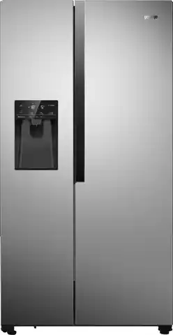 ⁨Gorenje NRS9EVX side-by-side refrigerator Freestanding 562 L E Stainless steel⁩ at Wasserman.eu