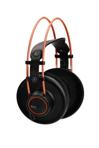 ⁨AKG K712 PRO Headphones Wired Head-band Music Black, Orange⁩ at Wasserman.eu
